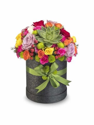 Kutuda Karışık Çiçekler, İzmir Çiçekçi