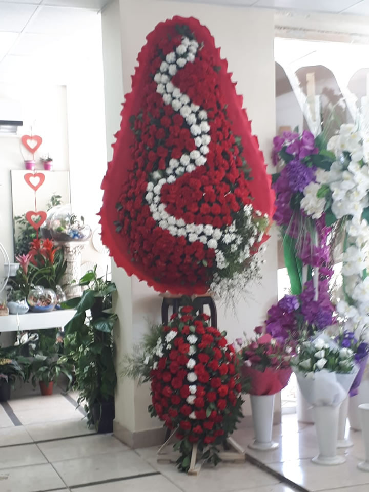 Desenli Çelenk - İzmir Çelenk