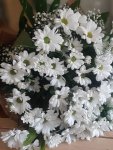 Çiçekçi - Beyaz Krizantem Buketi