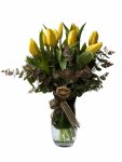 Çiçekçi - Vazoda Sarı Laleler
