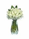 Çiçekçi - Vazoda 25 Beyaz Gül