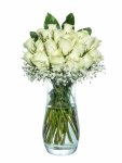 Çiçekçi - Vazoda 25 Beyaz Gül